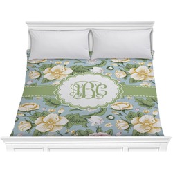 Vintage Floral Comforter - King (Personalized)