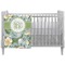 Vintage Floral Crib Comforter / Quilt (Personalized)