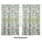 Vintage Floral Curtain 40x63 - Unlined