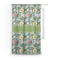 Vintage Floral Custom Curtain With Window and Rod