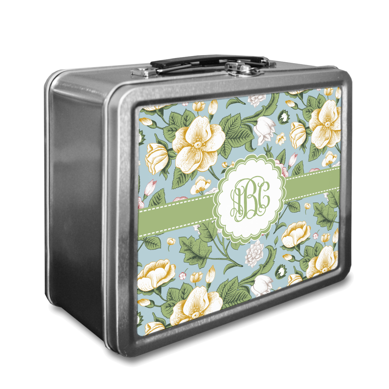 Vintage Floral Lunch Box (Personalized) YouCustomizeIt
