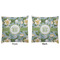 Vintage Floral Decorative Pillow Case - Approval