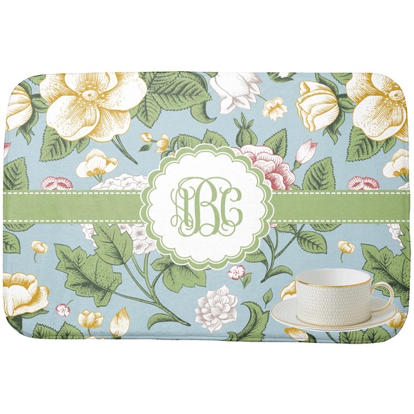 Vintage Floral Dish Drying Mat