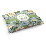 Vintage Floral Dog Bed - Medium w/ Monogram