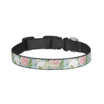 Vintage Floral Dog Collar - Large (Personalized)
