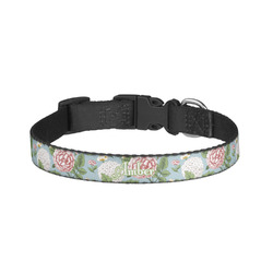 Vintage Floral Dog Collar - Large (Personalized)