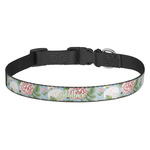 Vintage Floral Dog Collar (Personalized)