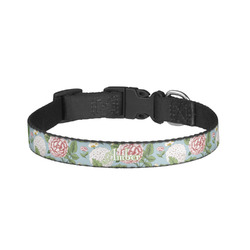 Vintage Floral Dog Collar - Small (Personalized)