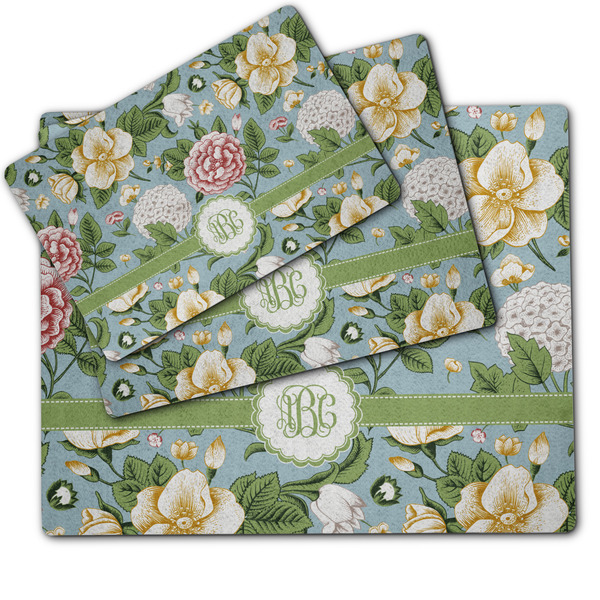 Vintage Floral Dog Food Mat - MAIN (sm, med, lrg)