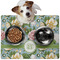 Vintage Floral Dog Food Mat - Medium LIFESTYLE