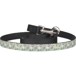 Vintage Floral Dog Leash (Personalized)