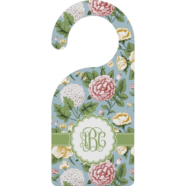 Custom Vintage Floral Door Hanger (Personalized)