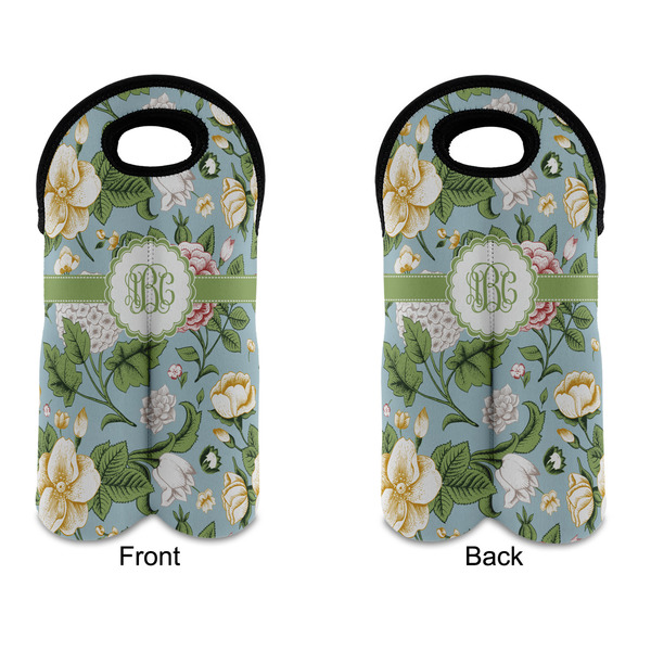 Vintage Floral Double Wine Tote - APPROVAL (new)