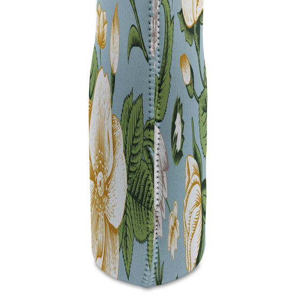 Vintage Floral Double Wine Tote - DETAIL 2 (new)