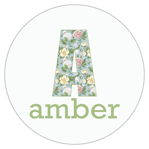 Vintage Floral Drink Topper - XLarge - Single