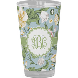 Vintage Floral Pint Glass - Full Color (Personalized)