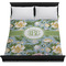 Vintage Floral Duvet Cover - Queen - On Bed - No Prop