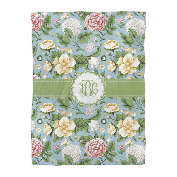 Vintage Floral Duvet Cover - Twin XL - Front