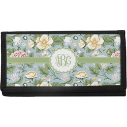 Vintage Floral Canvas Checkbook Cover (Personalized)