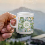 Vintage Floral Single Shot Espresso Cup - Single (Personalized)