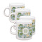 Vintage Floral Single Shot Espresso Cups - Set of 4 (Personalized)