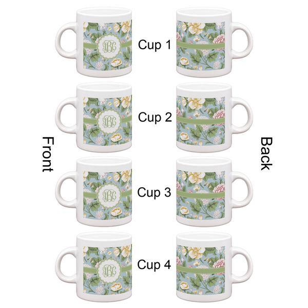 Vintage Floral Espresso Cup Set of 4 - Apvl