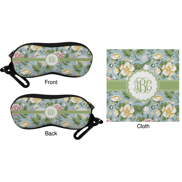 Vintage Floral Eyeglass Case & Cloth (Approval)