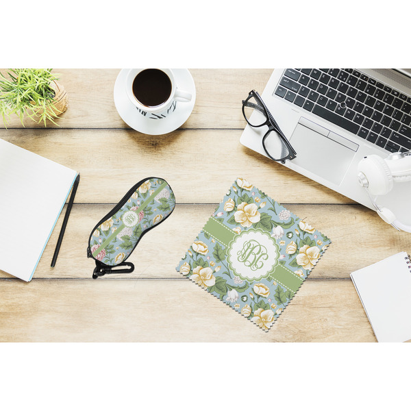 Vintage Floral Eyeglass Case and Cloth Set - LIFESTYLE