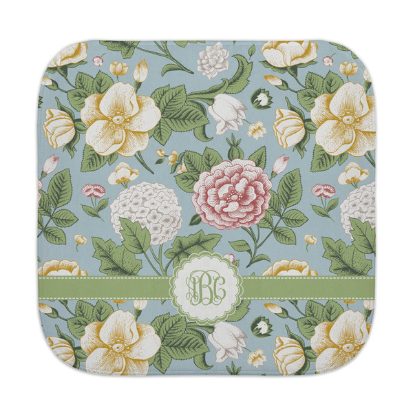 Custom Vintage Floral Face Towel (Personalized)