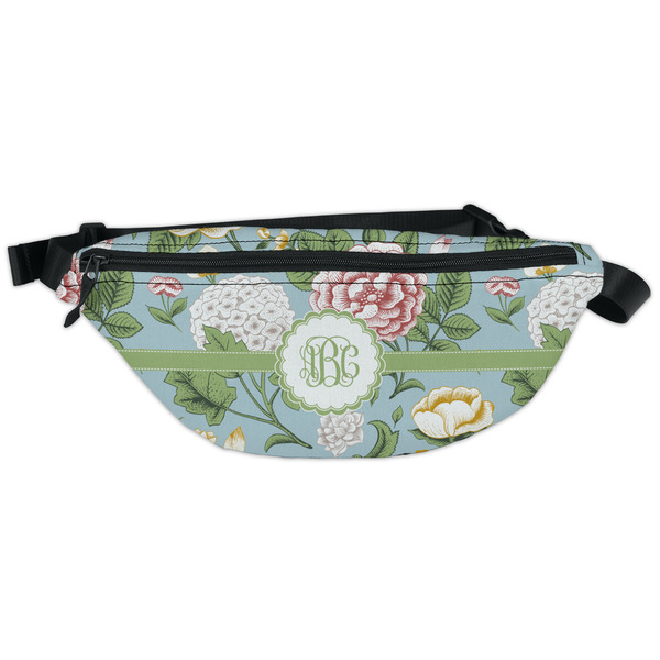 Custom Vintage Floral Fanny Pack - Classic Style (Personalized)