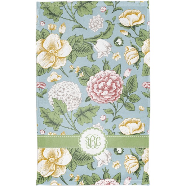 Vintage Floral Finger Tip Towel - Full View