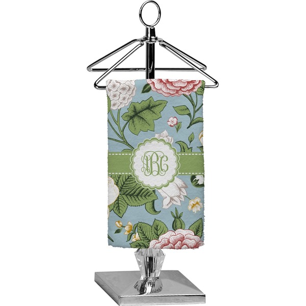 Custom Vintage Floral Finger Tip Towel - Full Print (Personalized)