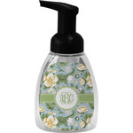Vintage Floral Foam Soap Bottle - Black (Personalized)