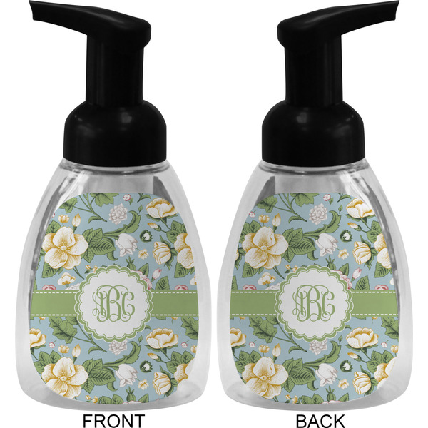 Vintage Floral Foam Soap Bottle (Front & Back)