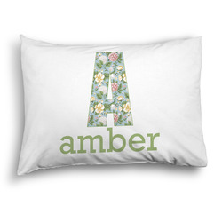 Vintage Floral Pillow Case - Standard - Graphic (Personalized)