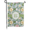 Vintage Floral Small Garden Flag - Single Sided w/ Monograms