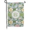 Vintage Floral Small Garden Flag - Double Sided w/ Monograms