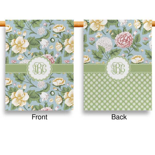 Vintage Floral Garden Flags - Large - Double Sided - APPROVAL