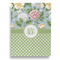 Vintage Floral Garden Flags - Large - Double Sided - BACK