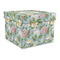 Vintage Floral Gift Boxes with Lid - Canvas Wrapped - Large - Front/Main