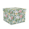 Vintage Floral Gift Boxes with Lid - Canvas Wrapped - Medium - Front/Main
