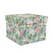 Vintage Floral Gift Box with Lid - Canvas Wrapped - Medium (Personalized)