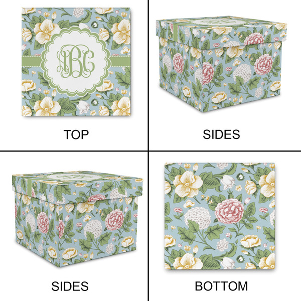 Vintage Floral Gift Boxes with Lid - Canvas Wrapped - Small - Approval