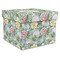 Vintage Floral Gift Boxes with Lid - Canvas Wrapped - X-Large - Front/Main