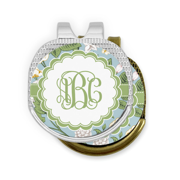 Vintage Floral Golf Ball Marker Hat Clip - PARENT/MAIN