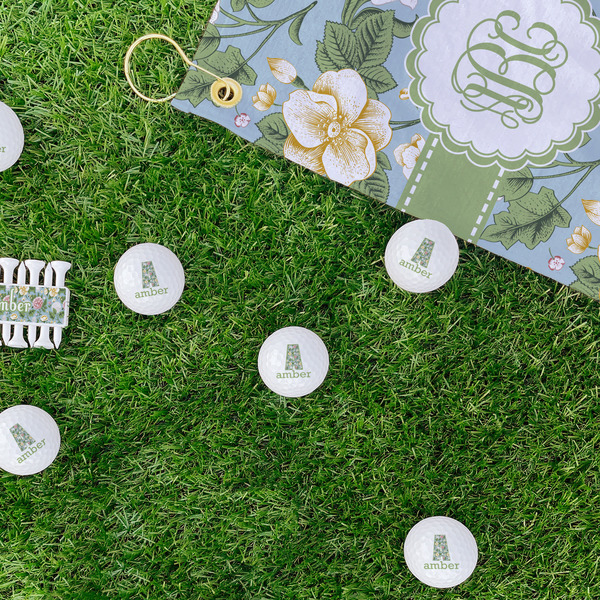 Vintage Floral Golf Balls - Generic - Set of 12 - LIFESTYLE