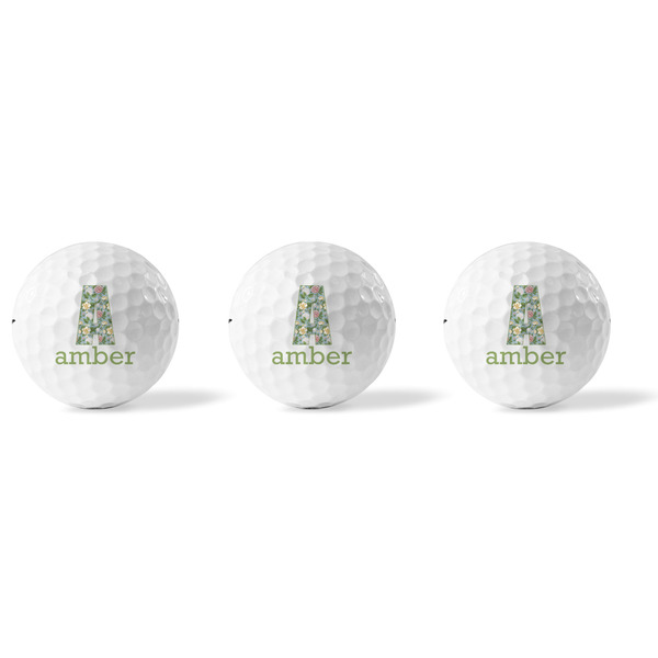 Vintage Floral Golf Balls - Titleist - Set of 3 - APPROVAL