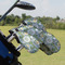 Vintage Floral Golf Club Cover - Set of 9 - On Clubs