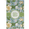Vintage Floral Golf Towel (Personalized) - APPROVAL (Small Full Print)