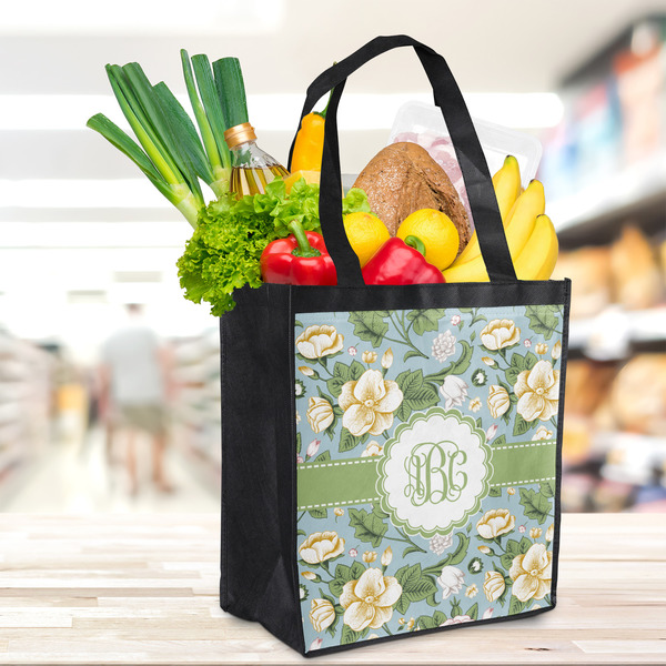 Vintage Floral Grocery Bag - LIFESTYLE